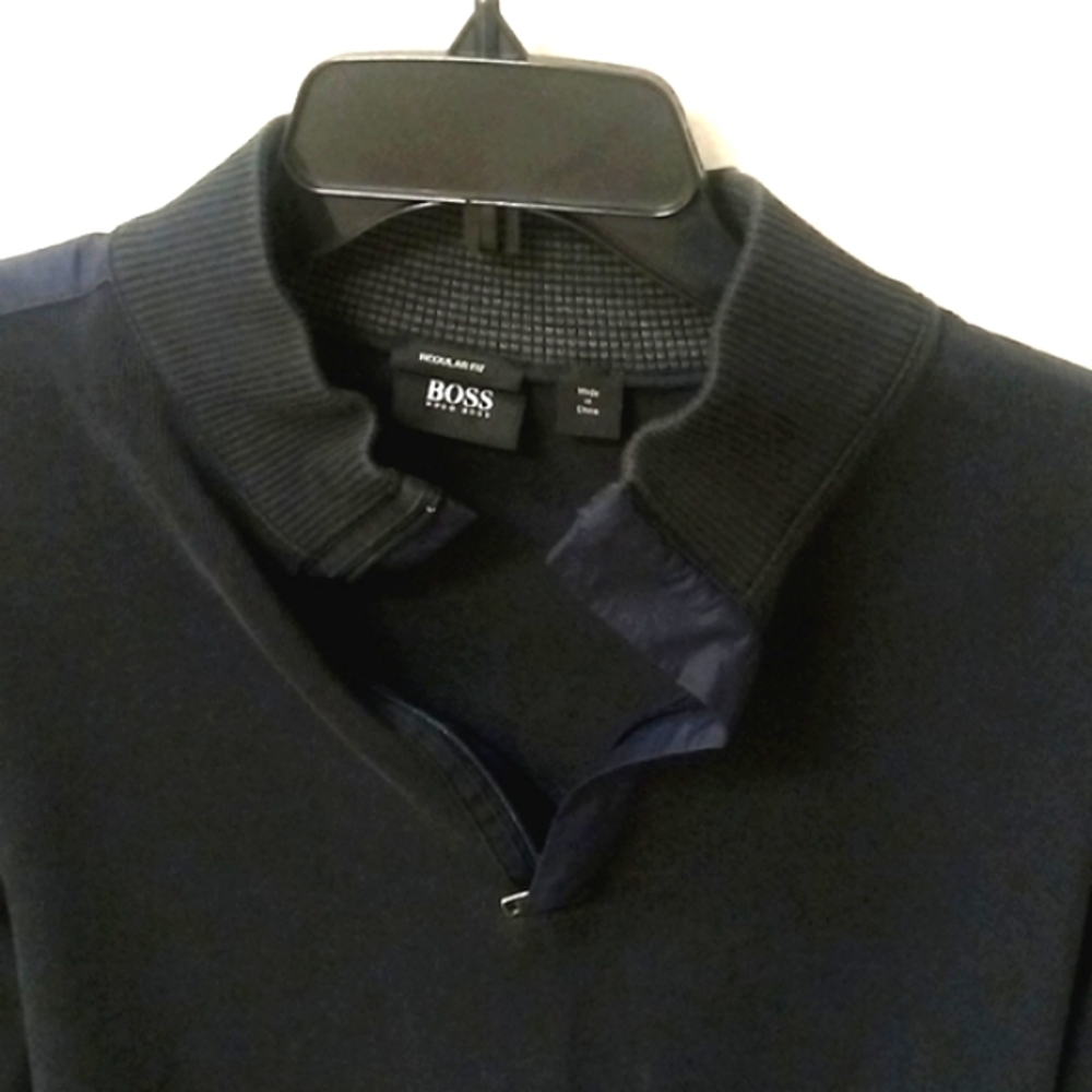 Hugo Boss Partial Zip Pullover Size XL EUC